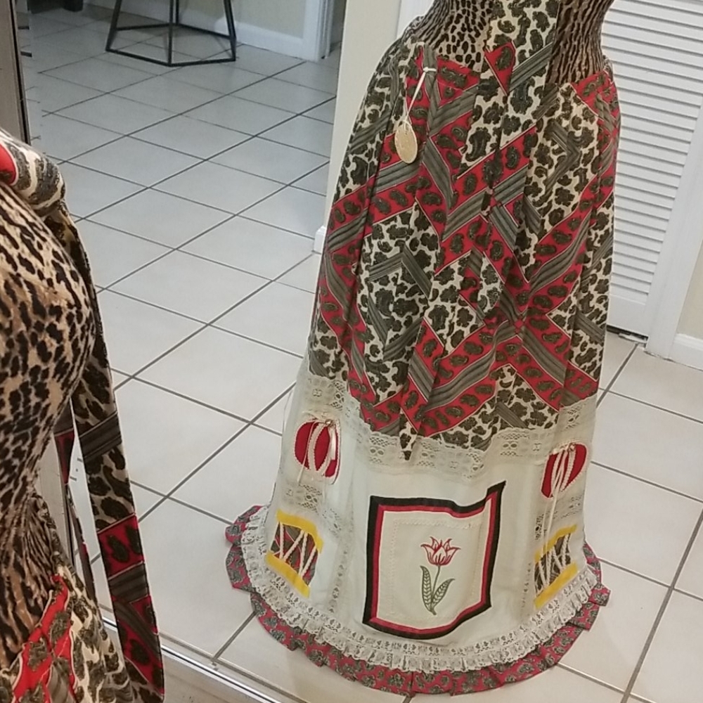 Chessa Davis Vintage Prarie Skirt & Belt - Picture 3 of 14